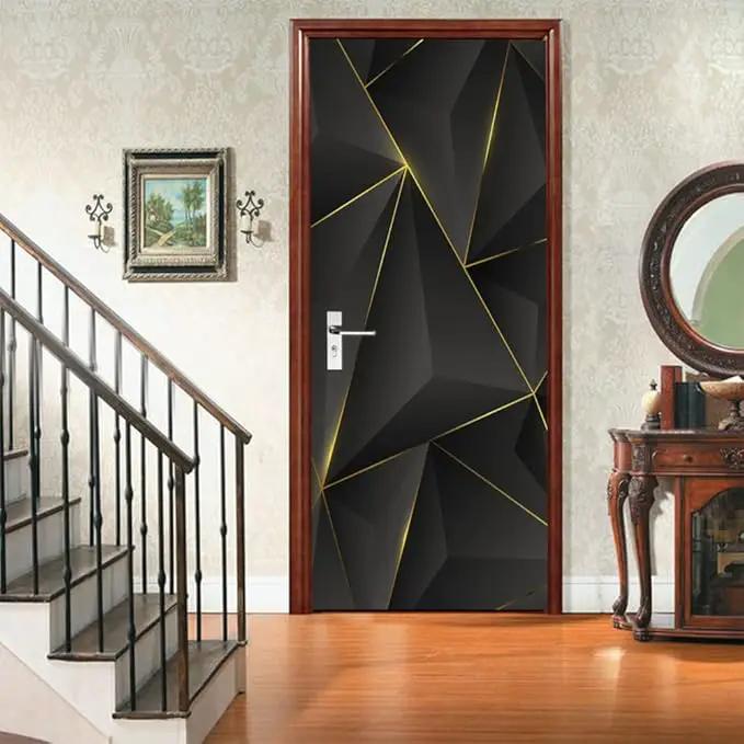 3D Peel and Stick Murals - Three-dimensional Wallpaper Self-adhesive Decals Removable PVC Waterproof Door Poster for Bedroom Living Room Wall Decoration 30.3 x 78.7 inch by GreenHaven Gardens