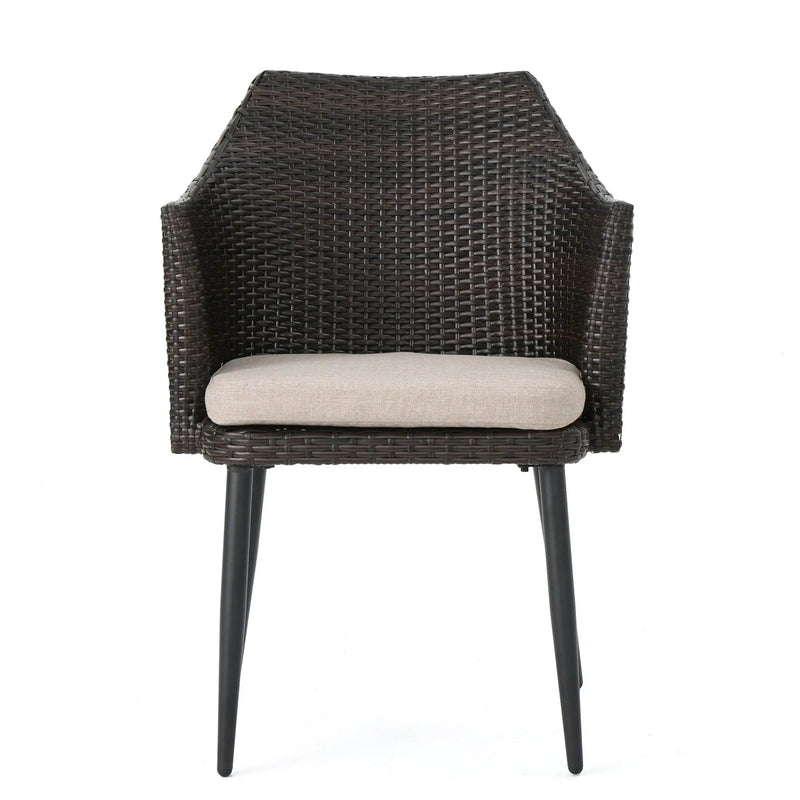 Kenneth Outdoor Dining Chair Set of 2 by HouseOfZazla