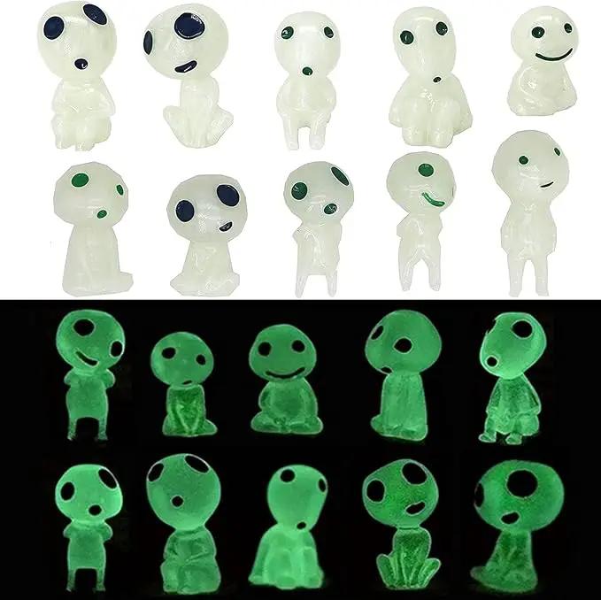 20Pcs Fairy Garden Accessories Outdoor Miniature Decor Glow in The Dark Tree Elves Luminous Ghost for Micro Landscape Gnomes Decoration Patio Lawn Yard Pot Kit by GreenHaven Gardens