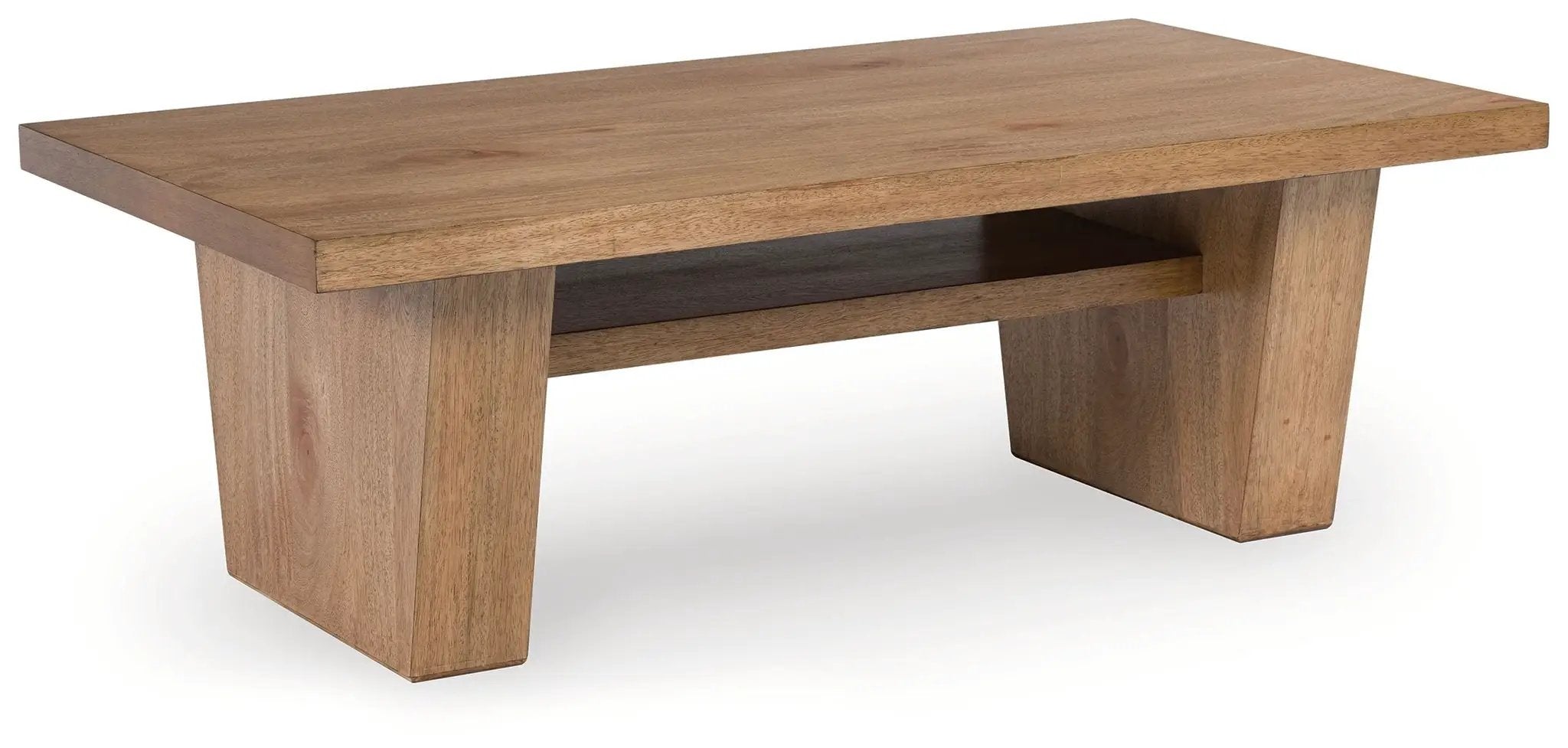 Kristiland - Rectangular Cocktail Table - Light Brown by Unique Piece Furniture