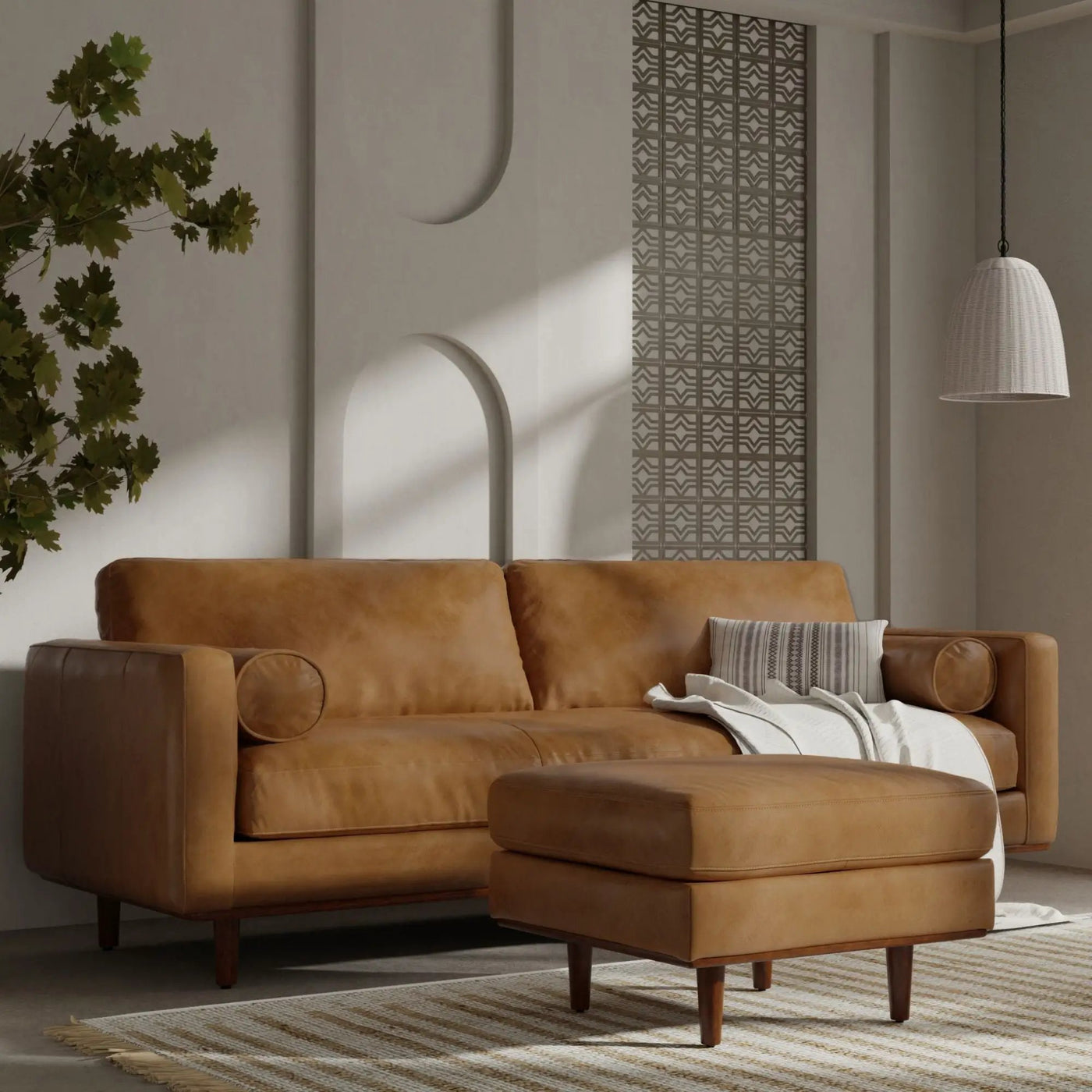 Morrison - Sofa And Ottoman Set by Unique Piece Furniture