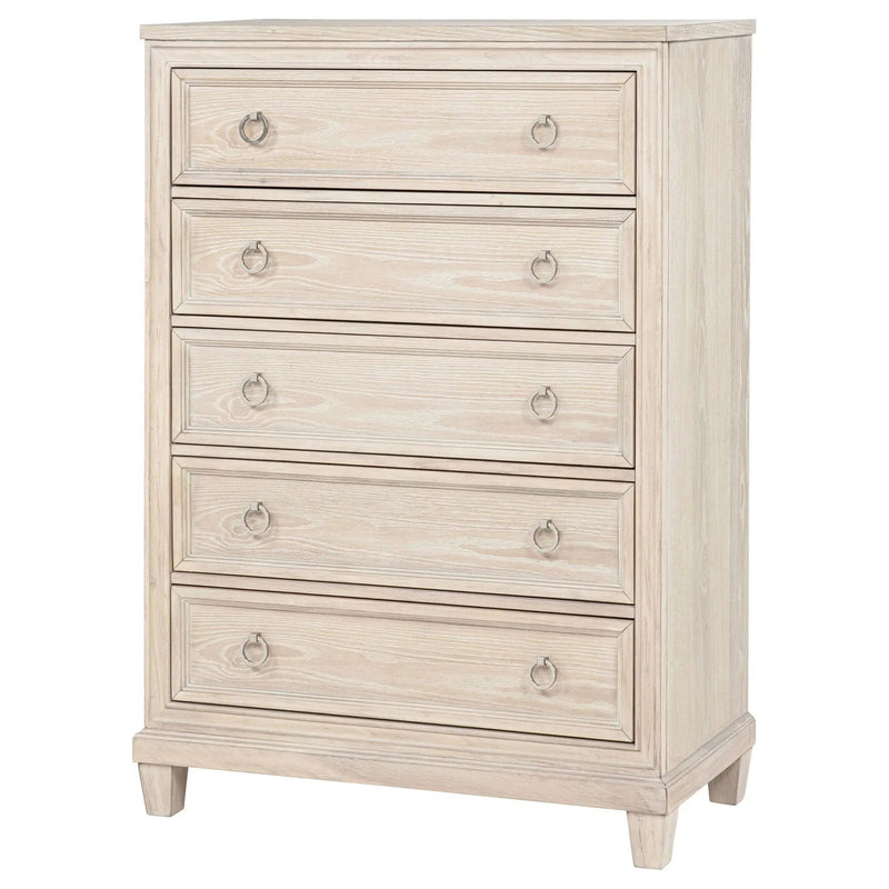 Pembroke 5-drawer Chest of Drawers Washed Oak by Unique Piece Furniture