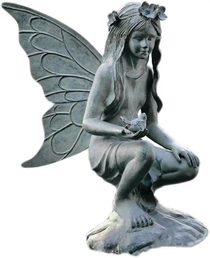 SPI Verdigris Finish Fairy Garden Sculpture Indoor/Outdoor by GreenHaven Gardens