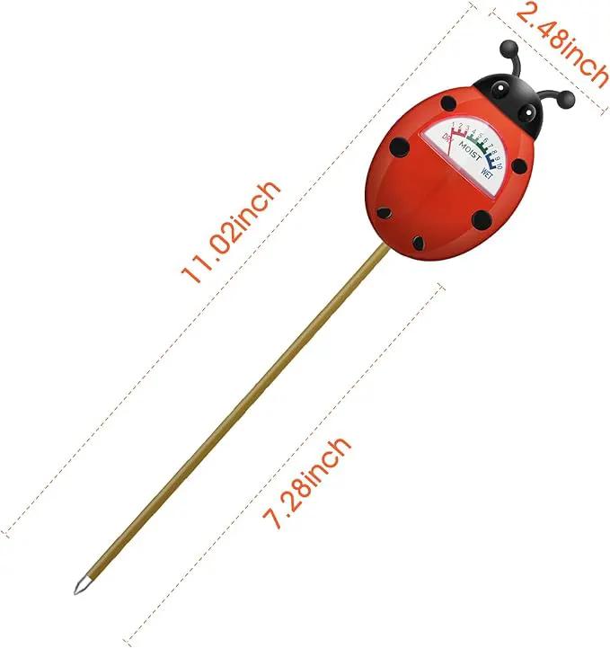 UNIWA Soil Moisture Meter, Plant Moisture Meter, Soil Hygrometer Sensor for Gardening, Farming, Indoor, and Outdoor Plants, Plant Water Monitor Gardening Gifts, No Batteries Required, 2-Pack by GreenHaven Gardens
