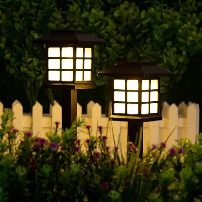 Solar Garden Outdoor Lights 12 Pack,Outdoor Landscape Lights Solar Waterproof Garden LED Lights for Pathway Patio Driveway Walkway Porch, Auto On/Off (White Light) by GreenHaven Gardens