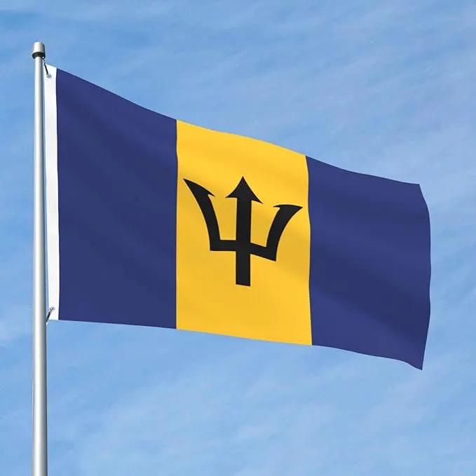 Barbados Barbadian Flag Garden Yard House 2x3 ft Flags Double Sided Print Banner Indoor Outdoor Party Home Decorations for Boat Dorm House Balcony by GreenHaven Gardens