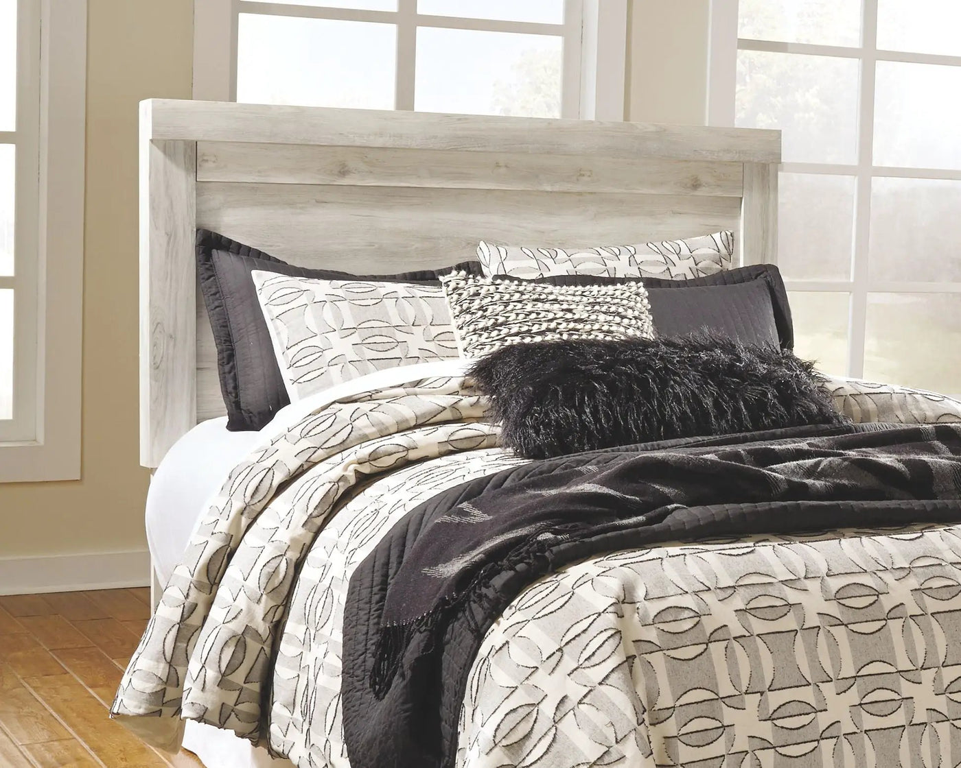Bellaby - Panel Headboard With Bolt On Metal Frame by Unique Piece Furniture