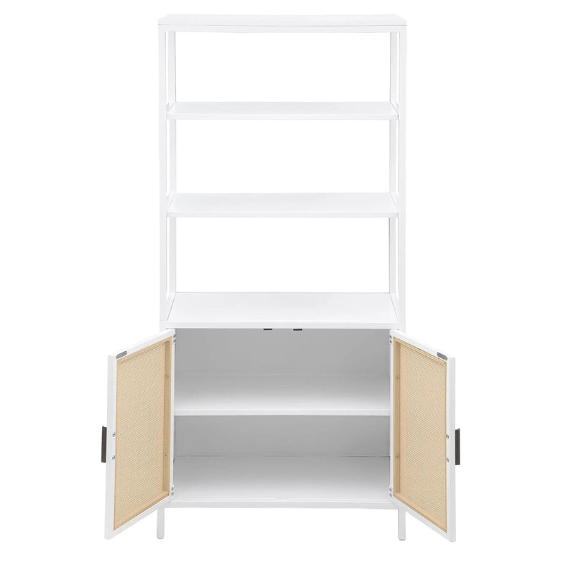 Kenneth - 3 Shelf Radio Weave Accent Cabinet