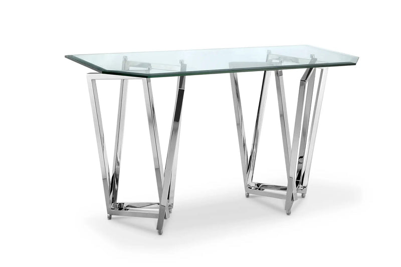 Lenox Square - Rectangular Sofa Table - Chrome by Unique Piece Furniture