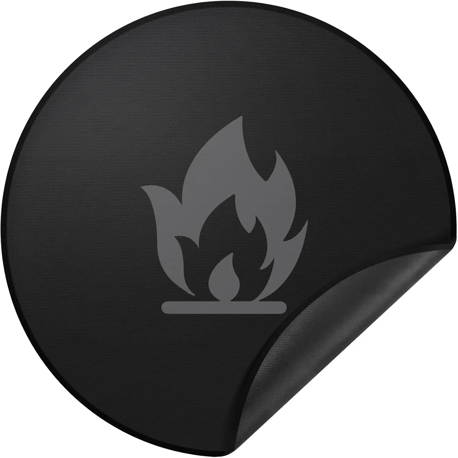 36" Fire Pit Mat for Solo Stove Bonfire: Round Fireproof Under Grill Mat Heat Insulated Indoor Fireplace Pad Protector for Decks, Patios, Grass, BBQ Smoker, Portable Reusable Oil-Proof and Waterproof by GreenHaven Gardens