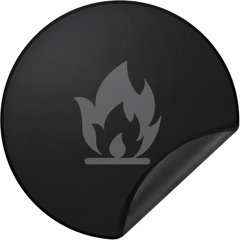 36" Fire Pit Mat for Solo Stove Bonfire: Round Fireproof Under Grill Mat Heat Insulated Indoor Fireplace Pad Protector for Decks, Patios, Grass, BBQ Smoker, Portable Reusable Oil-Proof and Waterproof by GreenHaven Gardens