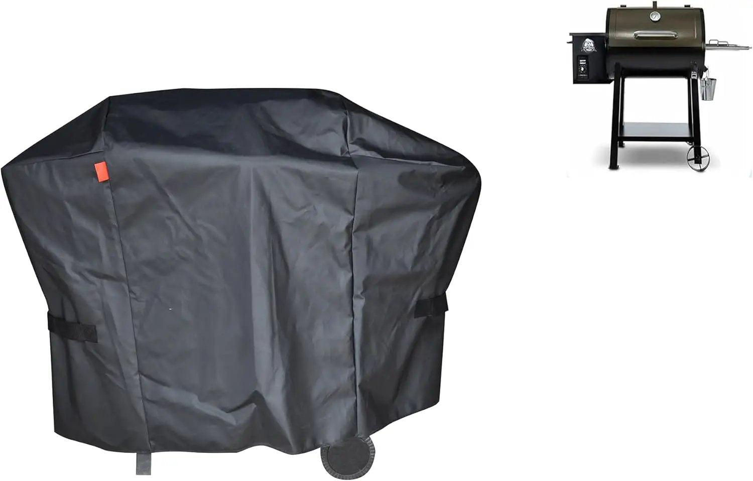 Heavy-Duty Grill Cover Fits Pit Boss 440D/73440 Wood Pellet Grill with The Side Tray by GreenHaven Gardens