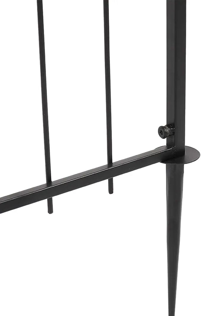 VINGLI Garden Arbor, Arch Archway for Wedding Ceremony Party, Steel Garden Trellis for Plant Climbing, Christmas Decorations Pergola for Backyard, Lawn (Black) by GreenHaven Gardens