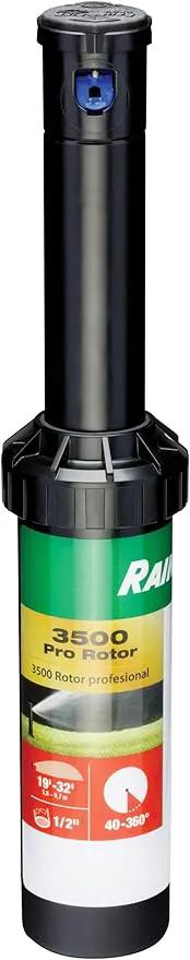 Rain Bird CP3504PC Pro Rotor with Rain Curtain Nozzle Set, 40° - 360° Pattern, 15' - 35' Spray Distance by GreenHaven Gardens