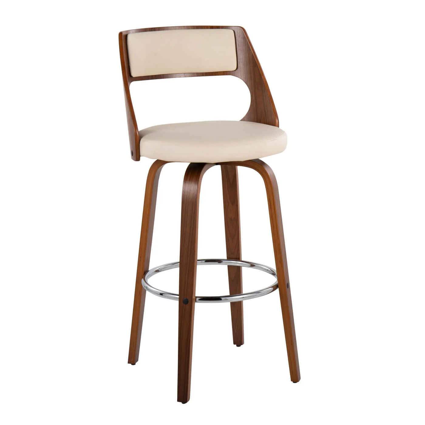 Cecina - Mid-Century Modern Barstool With Swivel (Set of 2) by HouseOfZazla