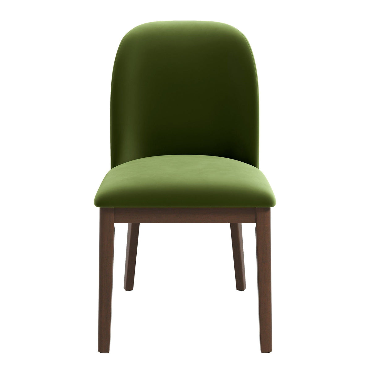 Comfort Dining Chair Set of 2 with Solid Wood Legs - Beige, Orange, Blue, Green, photo 4 of 40
