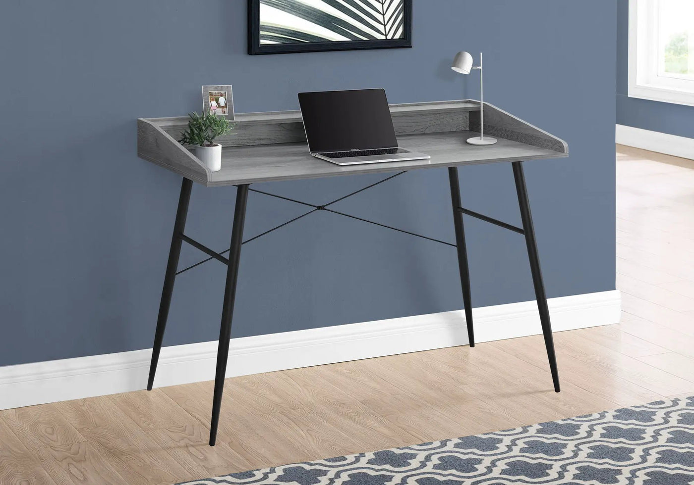 Computer Desk For Home Office With Storage Shelves by HouseOfZazla