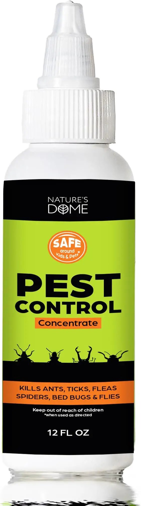 Nature's Dome 12 oz Pest Control Concentrate – Makes 1 Gallon – Eco-Friendly, Plant-Based Formula for Ant, Roach, Spider, Fly, Flea & Insect Control – Child & Pet Safe for Indoor/Outdoor Use by GreenHaven Gardens