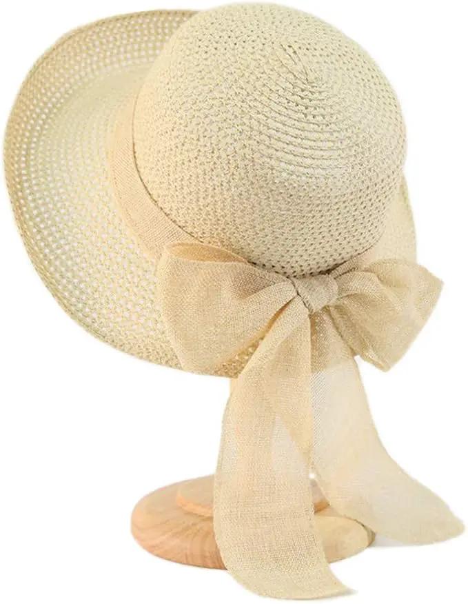 Cyiecw Women Floppy Sun Hats Fashionable Summer Wide Brim Cap BeachStraw Hat UV UPF50 Travel Packable Cotton by GreenHaven Gardens