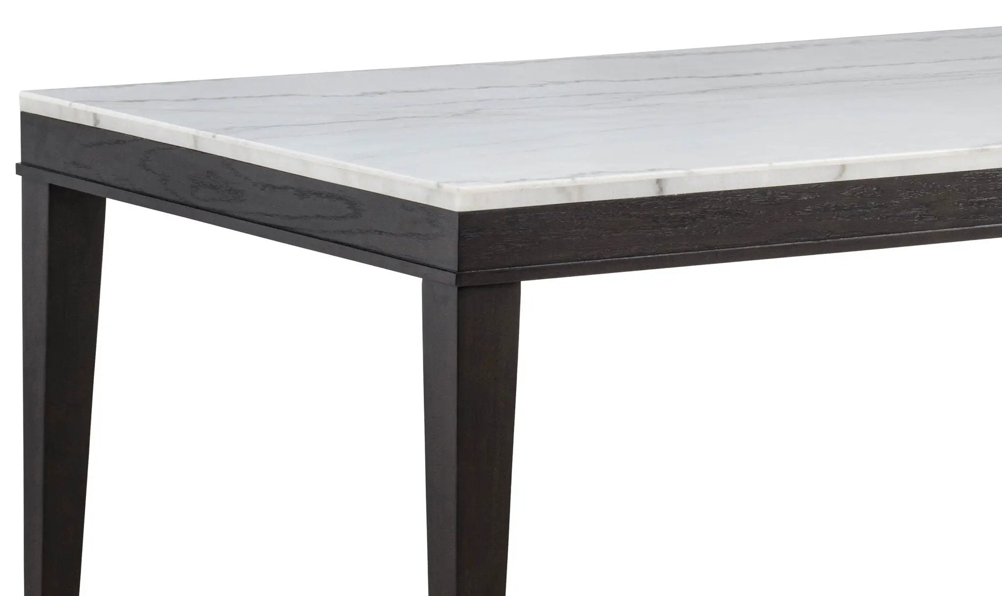 Averill 7-piece White Marble Top Dining Set Tan and Coffee Bean by Unique Piece Furniture