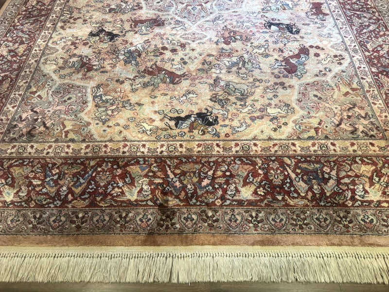 Karastan Rug 8.8 x 12 Persian Hunting Rug #723, Wool Area Rug by Jewel Rugs