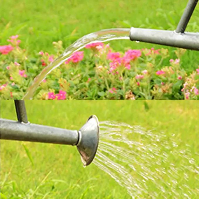 Metal Watering Can, One Gallon Watering Cans Stainless Steel for Outdoor Indoor Garden Plants Watering (Zinc 1 Gallon) by GreenHaven Gardens