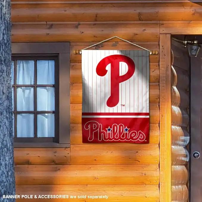 WinCraft Philadelphia Baseball Double Sided House Flag by GreenHaven Gardens