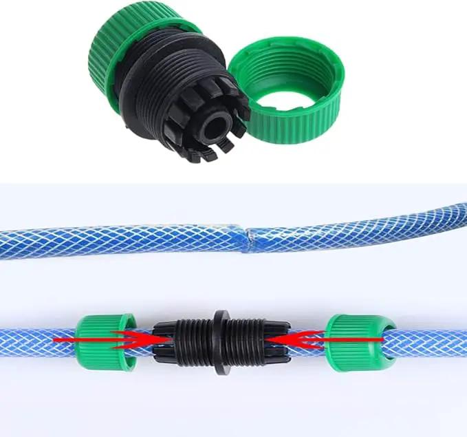 6 Pack Hose Connectors Quick Connect Kit Coupler Repair Irrigation Fitting 1/2" to 1/2" and 1/2" to 3/4" Coupling Joints for Water Pipe Extension Garden Drip Tubing Connector Adapter Extender by GreenHaven Gardens