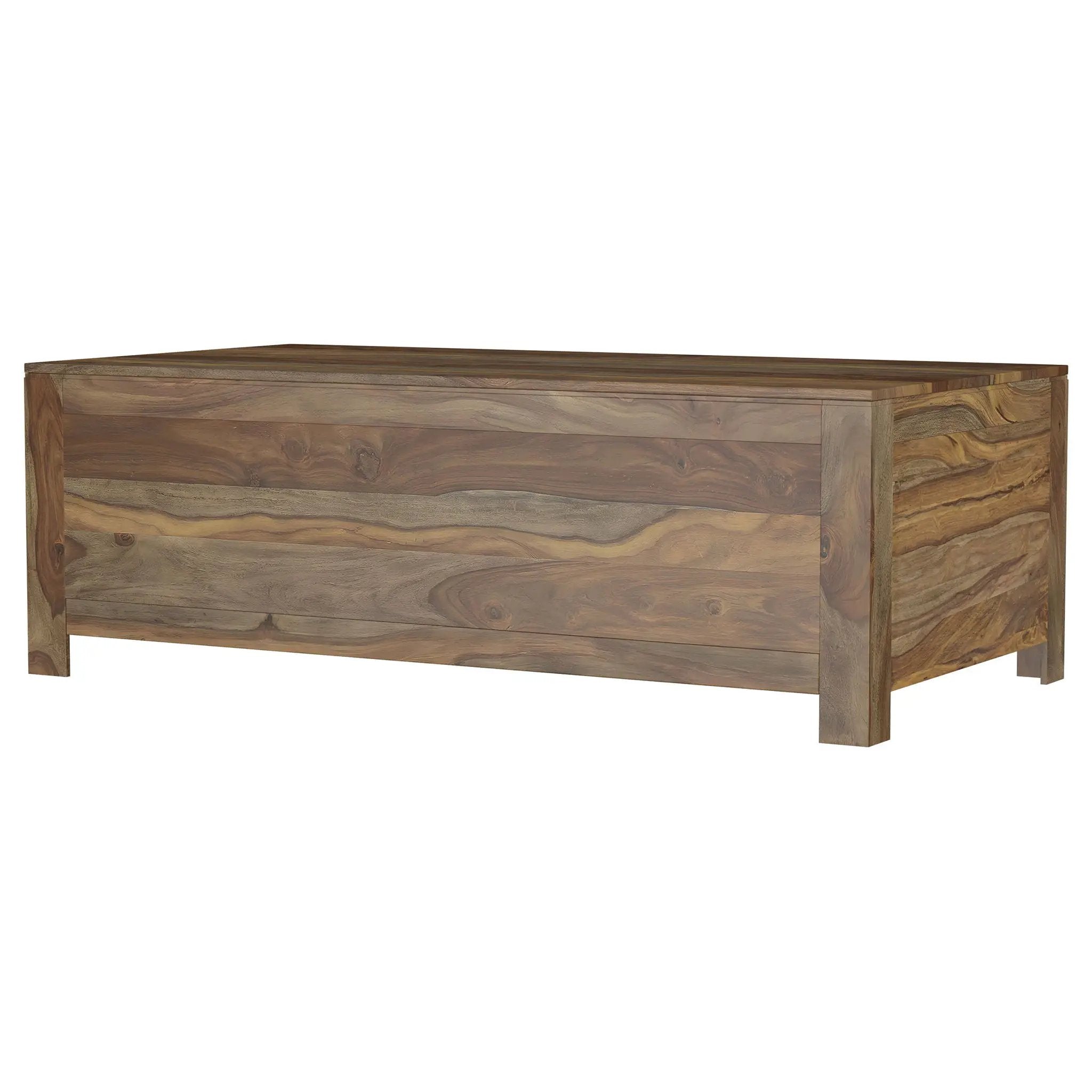 Esther 6-drawer Solid Wood Coffee Table Natural Sheesham by Unique Piece Furniture