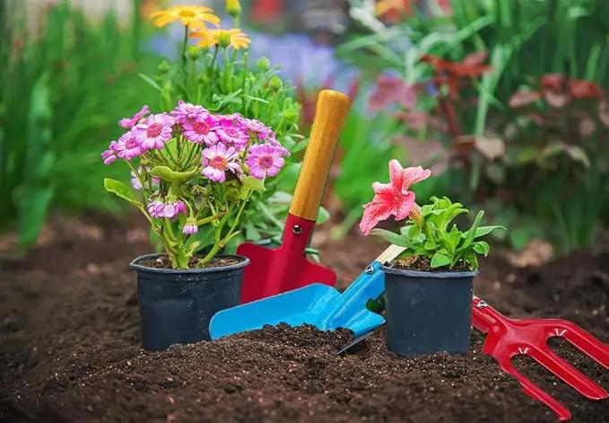 IELEK Gardening Tools Trowel, Rake, Shovel, Spoon, Fork for Gardening Tools Best Outdoor Easter Gift by GreenHaven Gardens