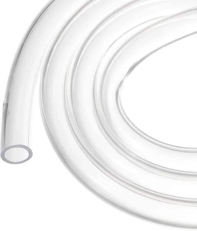 1/2" x 5/8" Clear Plastic PVC Tubing 5ft Flexible Vinyl Tube, [for Garden Irrigation, Water Hose, Fish Tank, Aquarium] - 12.7x15.9mm by GreenHaven Gardens