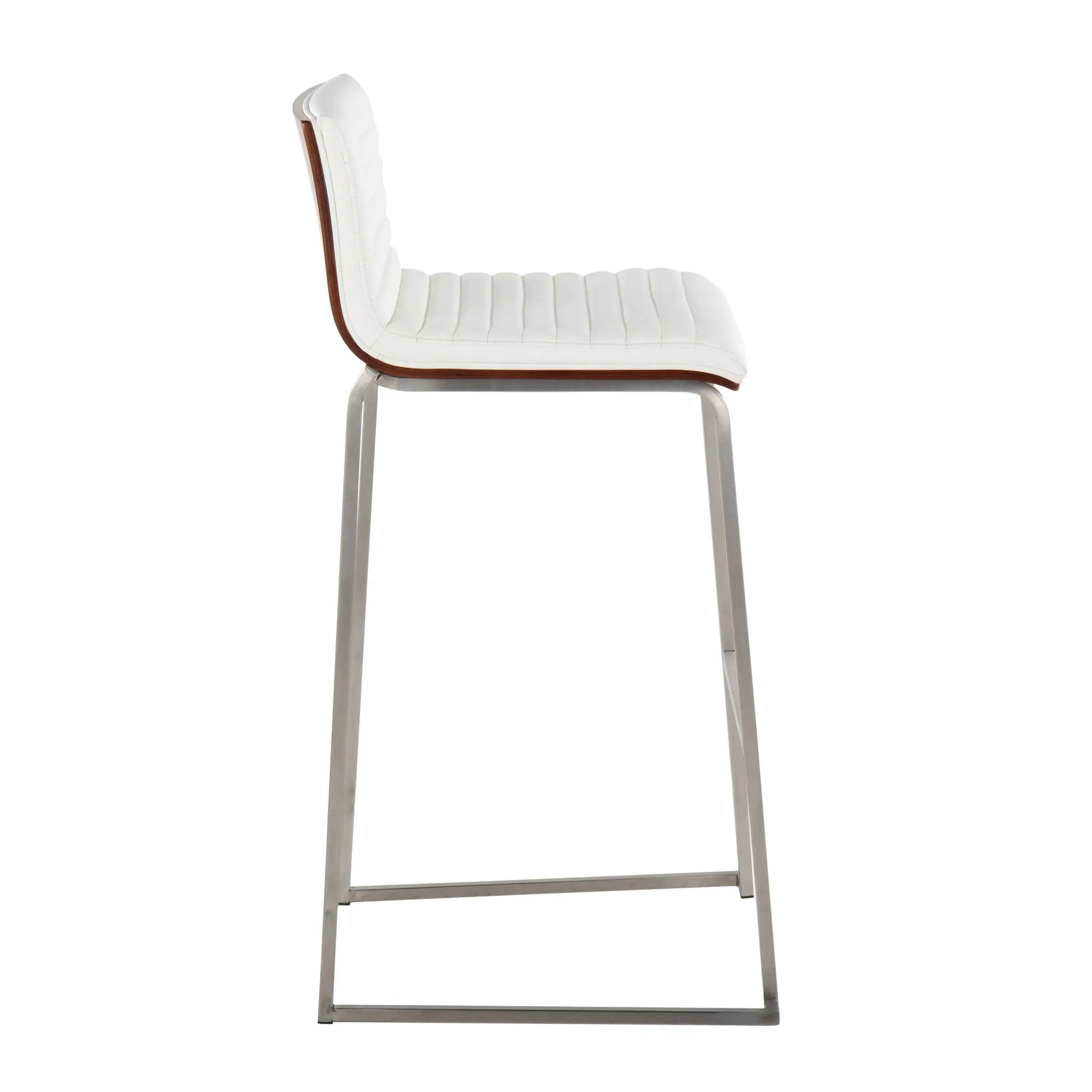 Mason Mara - Contemporary Fixed Height Barstool (Set of 2) by HouseOfZazla