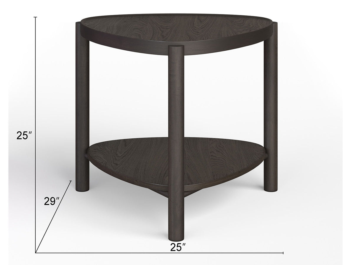 Hadleigh - Shaped Accent End Table, photo 5 of 10