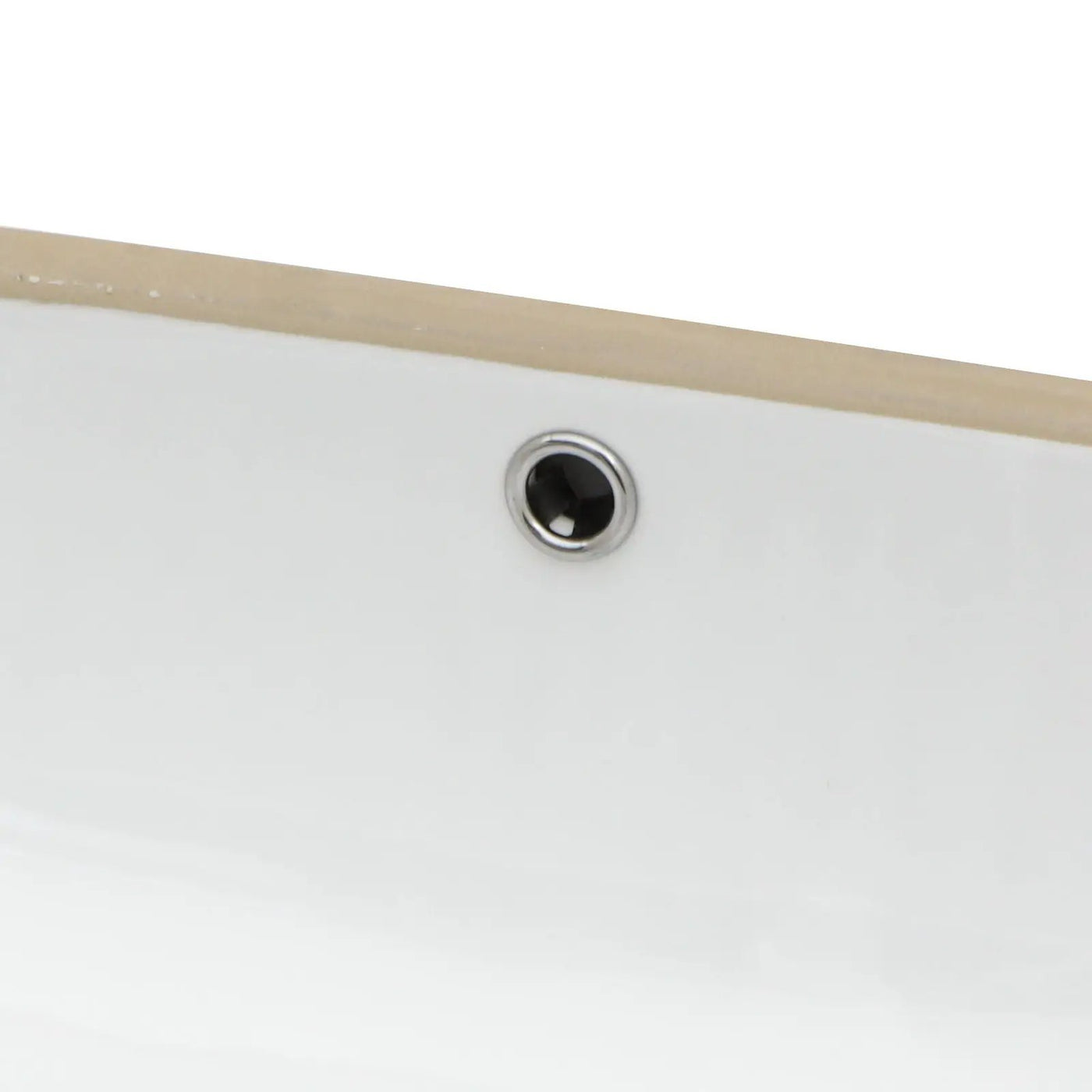 Modern Ceramic Undermount Bathroom Sink With Overflow, High Quality by HouseOfZazla