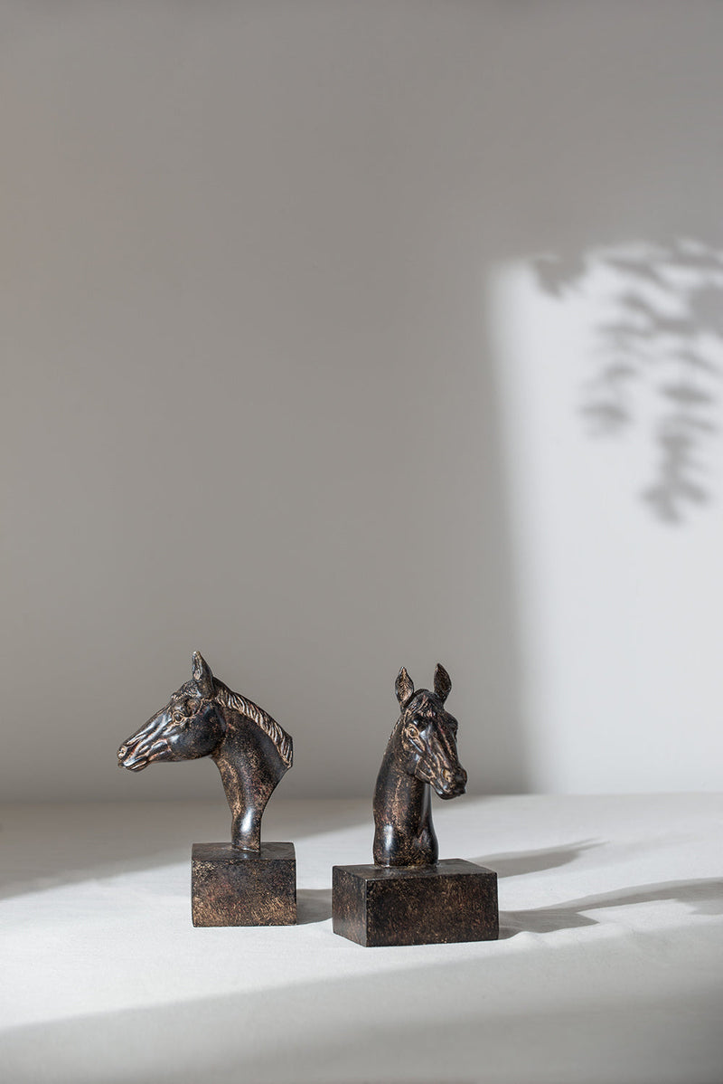 S/2 5.1x4x8' Horse Bookends by HouseOfZazla