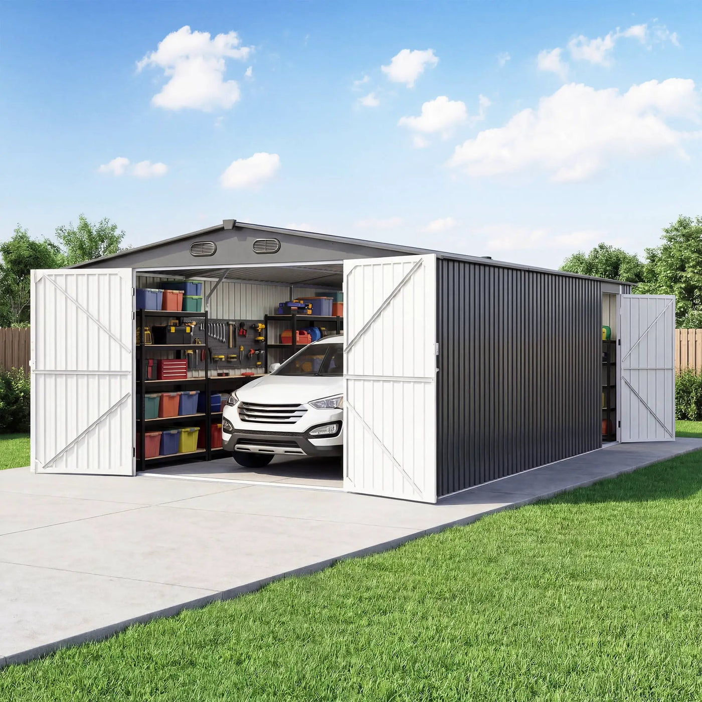 Outdoor Storage Shed 20x13 FT by HouseOfZazla