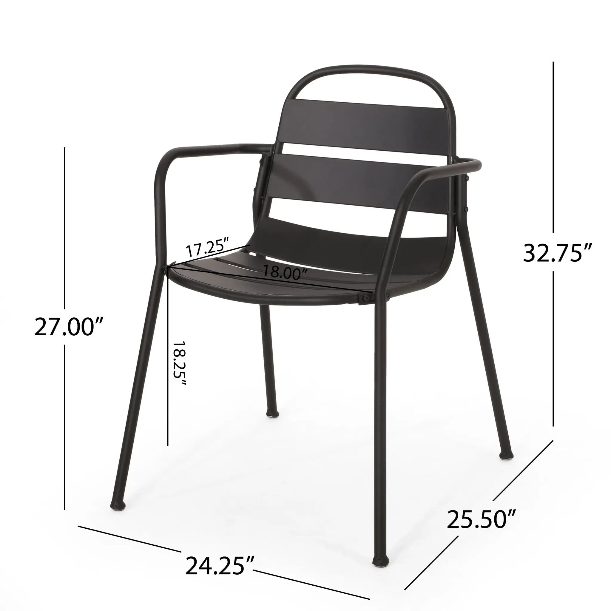 Terra Nova - Bistro Set - Matte Black by HouseOfZazla