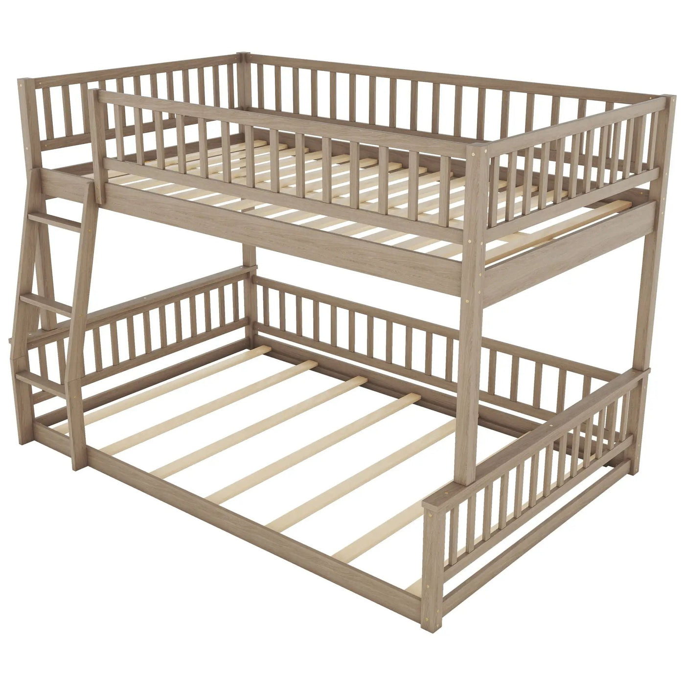 Bunk Bed With Ladder And Guardrails by HouseOfZazla