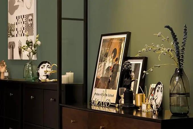 Dimoon 236''x17.7'' Green Peel and Stick Wallpaper Contact Paper Modern Self Adhesive Wall Paper Removable Renter Friendly Textured Solid Color Shelf Cabinet Vinyl Roll (236''x17.7'',Leaf Green) by GreenHaven Gardens