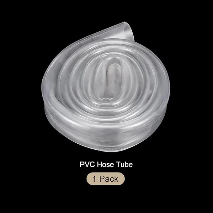 1" x 1 1/4" Clear Plastic PVC Tubing 5ft Flexible Hybrid Vinyl Tube, [for Garden Irrigation, Water Hose, Fish Tank, Aquarium] - 25.4x31.8mm by GreenHaven Gardens