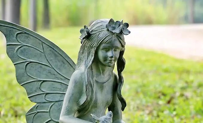 SPI Verdigris Finish Fairy Garden Sculpture Indoor/Outdoor by GreenHaven Gardens