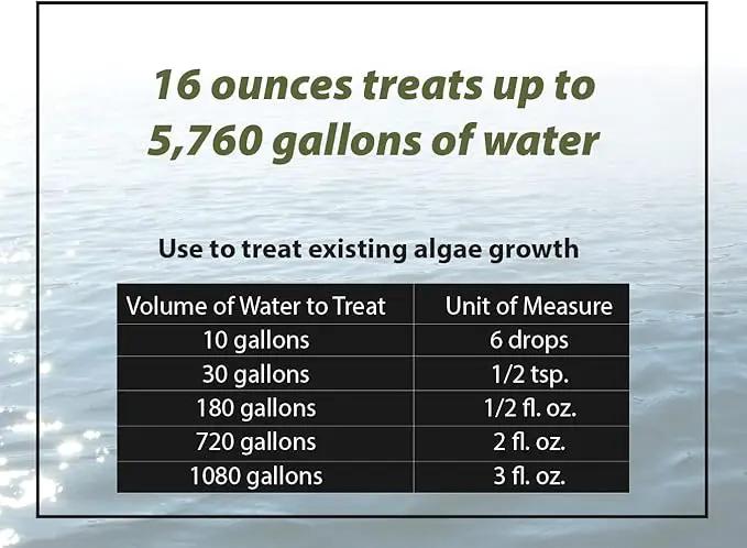 Bloom Buster Pond Algae Control - 16oz - Fast Acting Algaecide, Use in Fountains & Outdoor Ponds Containing Koi & Other Fish - EPA Registered by GreenHaven Gardens