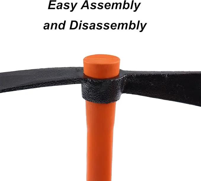 Dual Head Axe Hoe with Heavy Duty Forged Adze and Ergonomic Non-Slip Handle for Gardening, Hunting, Landscaping Outdoor 39mm/15-Inch by GreenHaven Gardens