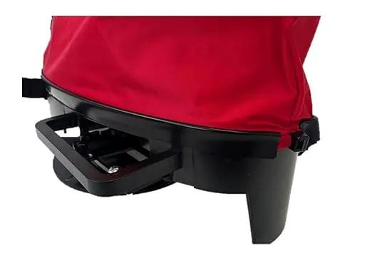 EarthWay 2750 25lb Nylon Bag Seeder/Spread with Comfortable Cross Shoulder Strap, Red with Accurate Placement with Side Spread Control and Spring Close Shutoff by GreenHaven Gardens