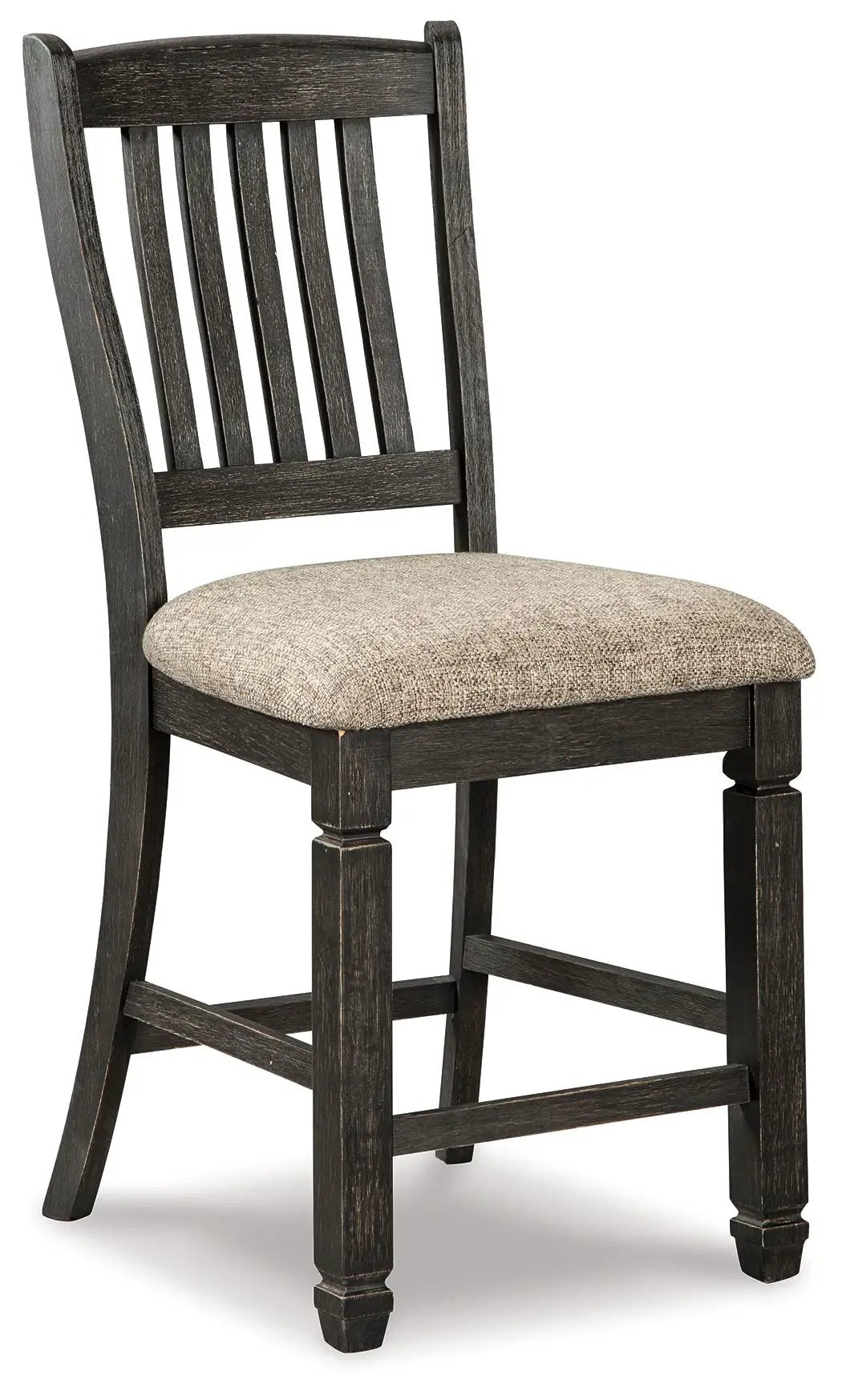 Tyler Creek - Upholstered Barstool (Set of 2) - Black / Grayish Brown by Unique Piece Furniture