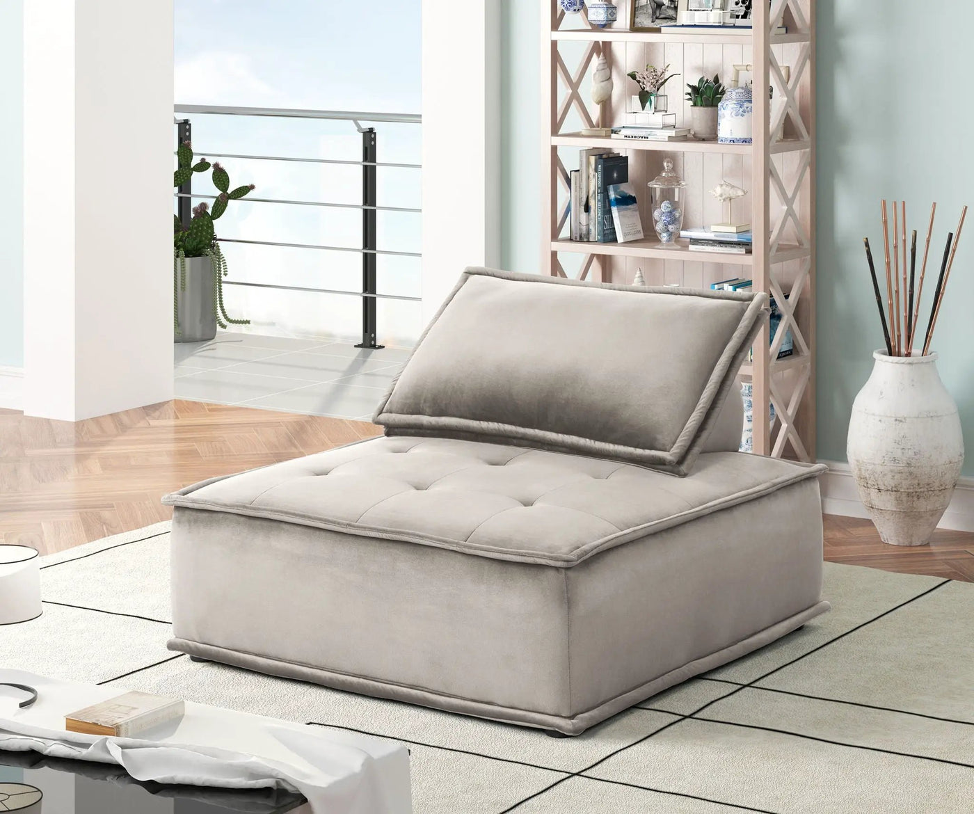 Anna - Armless Lounge Chair by HouseOfZazla