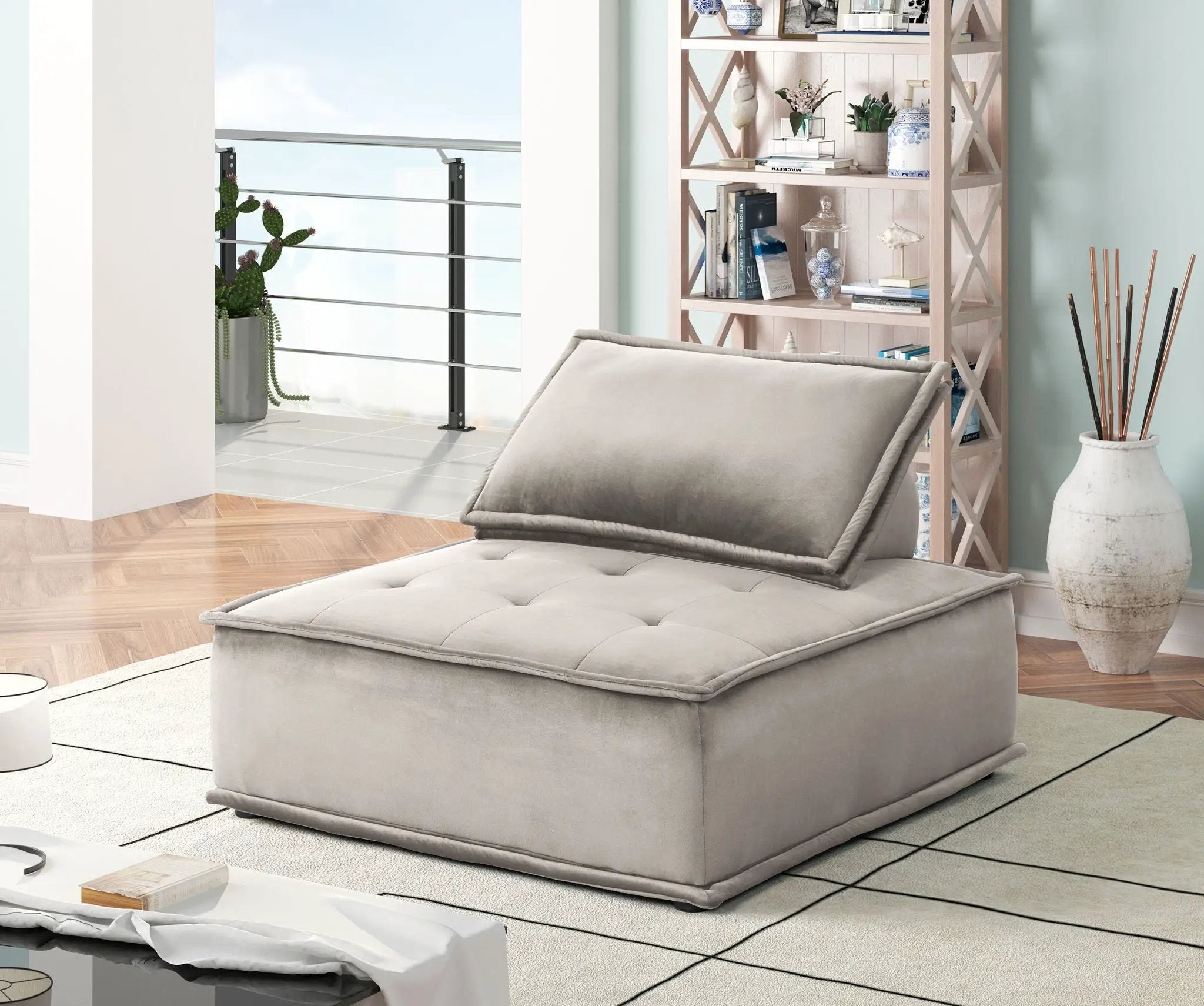 Anna - Armless Lounge Chair by Unique Piece Furniture