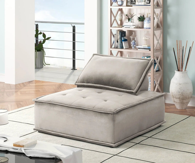 Anna - Armless Lounge Chair by Unique Piece Furniture