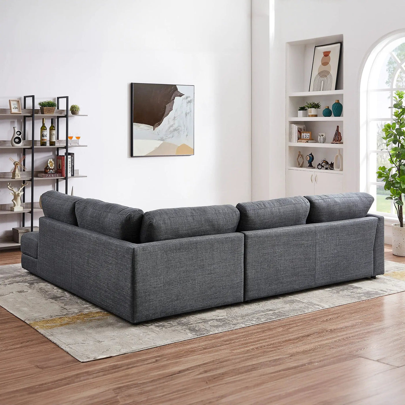 Glander - Comfortable Cozy Sectional Sofa by HouseOfZazla