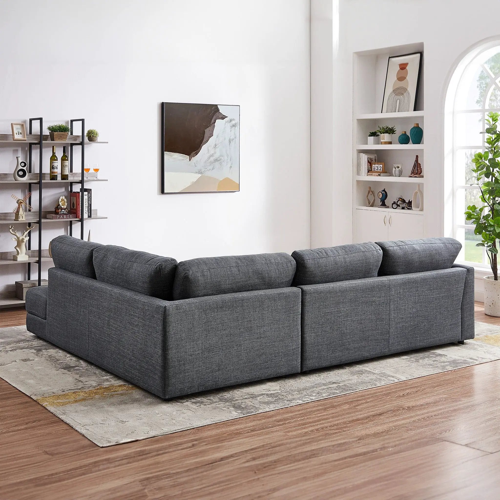 Glander - Comfortable Cozy Sectional Sofa by HouseOfZazla